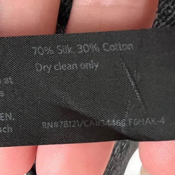 Eileen Fisher Hazy Print Silk Shift Dress Kimono Sleeves - Picture 5 of 5